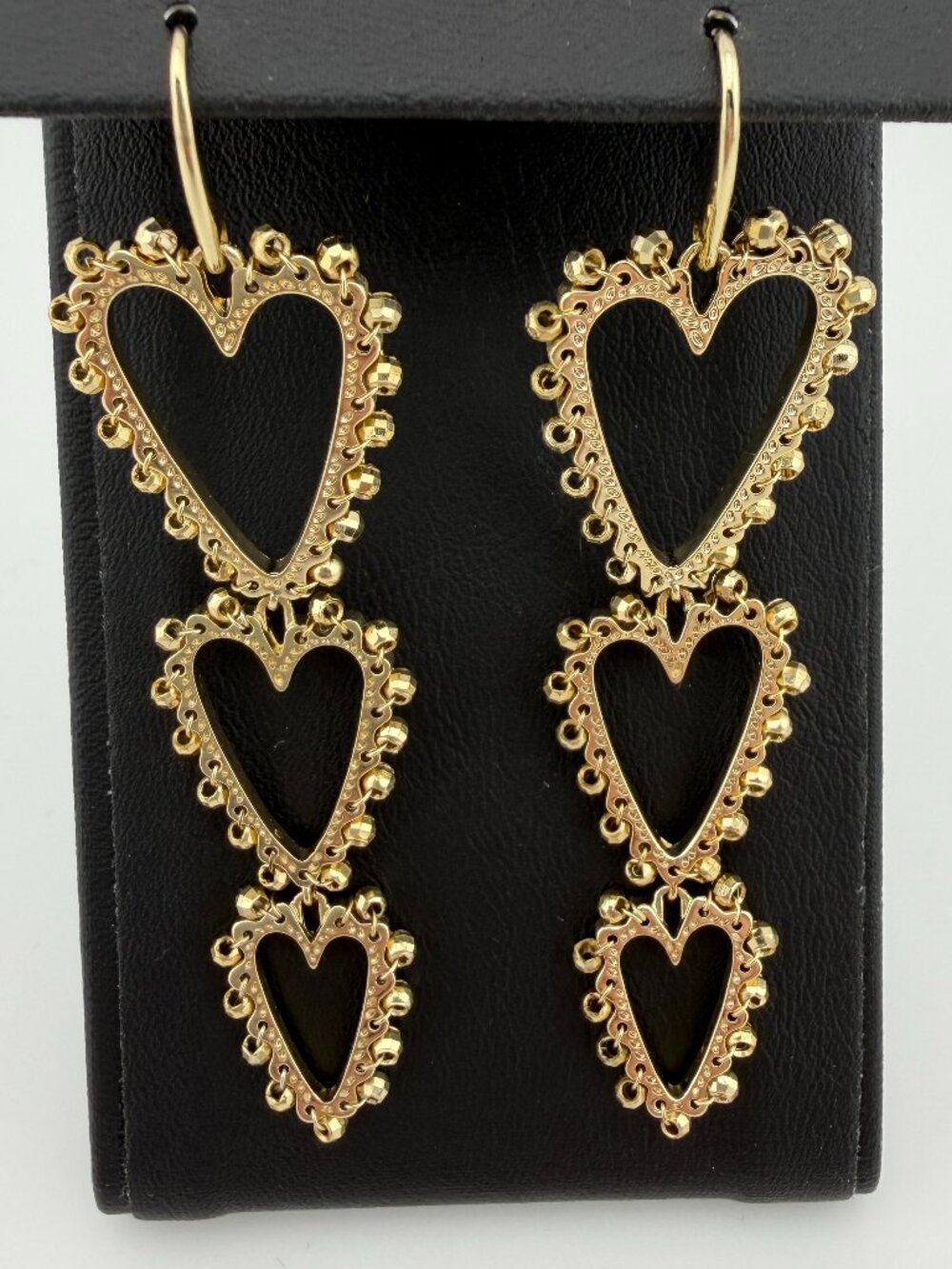 Kendra Scott Beaded Ansley Statement Earrings Gold